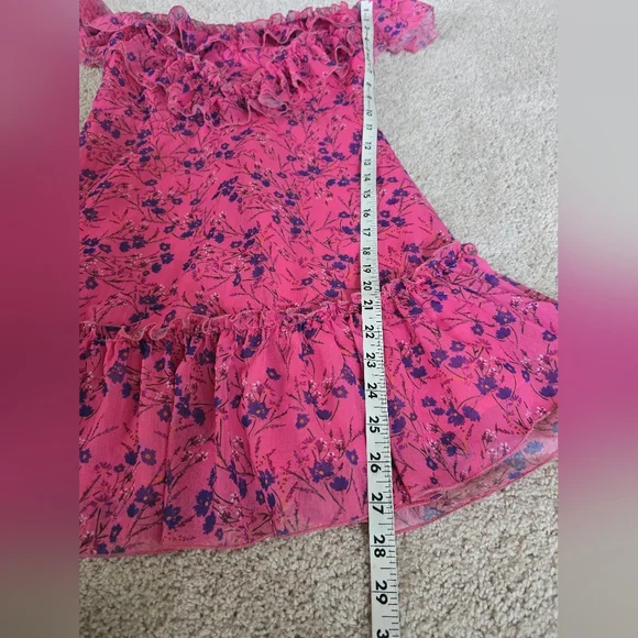 Majorelle Grace Mini Pink Floral Dress Size Small Womens - Picture 4 of 12